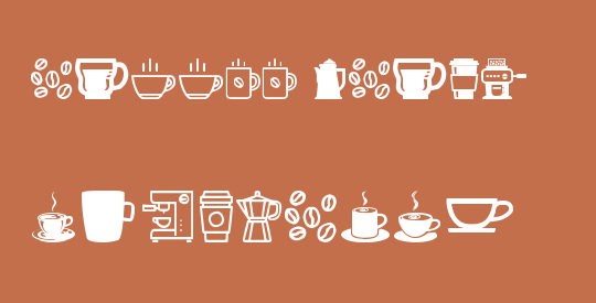 coffee icons