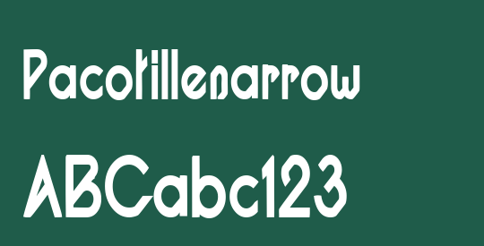 Pacotillenarrow
