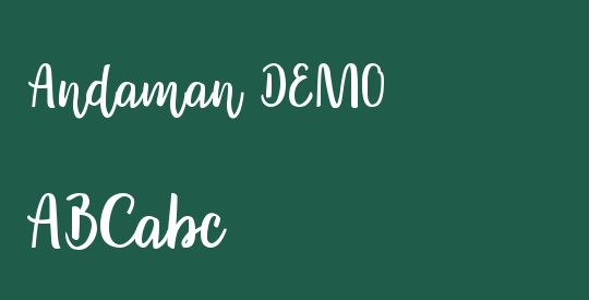 Andaman DEMO