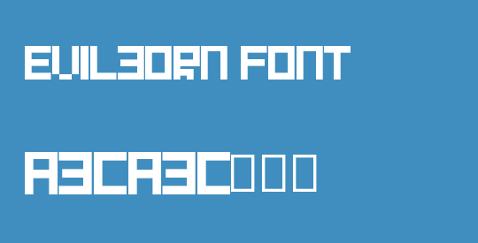 Evilborn Font