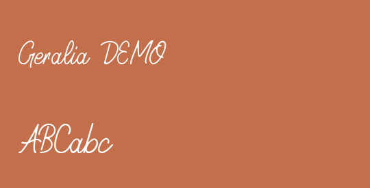 Geralia  DEMO