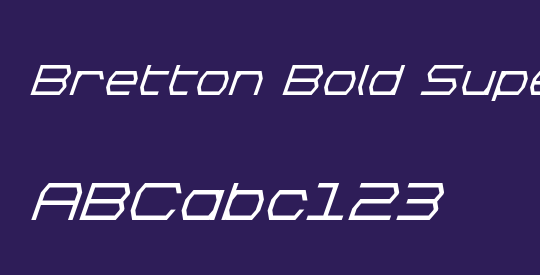 Bretton Bold Super-Italic