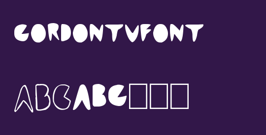 cordontvfont