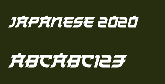 Japanese 2020