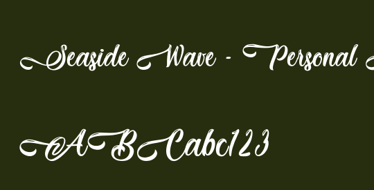 Seaside Wave - Personal Use