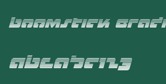 Boomstick Gradient Italic