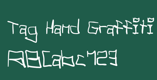 Tag Hand Graffiti Trash