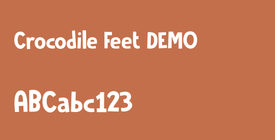 Crocodile Feet DEMO