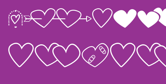 hearts and flowers for valentines