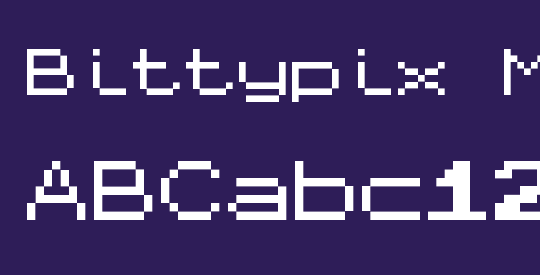 Bittypix Monospace