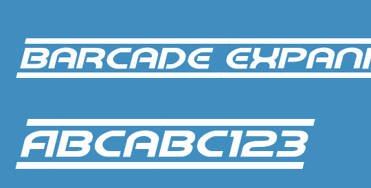 Barcade Expanded Italic