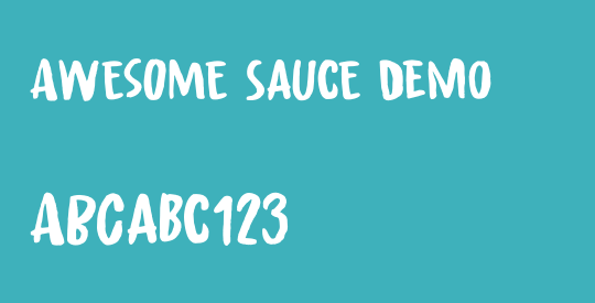 Awesome Sauce DEMO