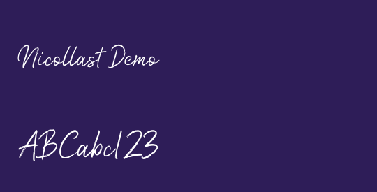 Nicollast Demo