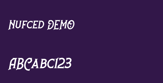 Nufced DEMO