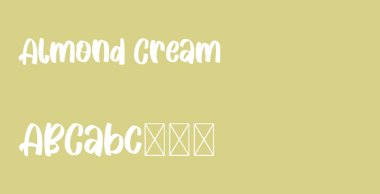 Almond Cream