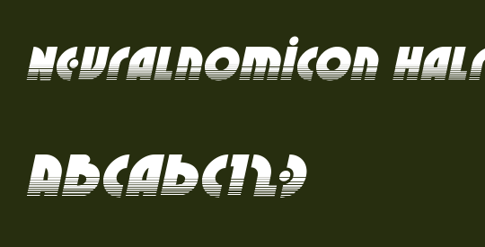 Neuralnomicon Halftone Italic