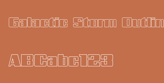 Galactic Storm Outline