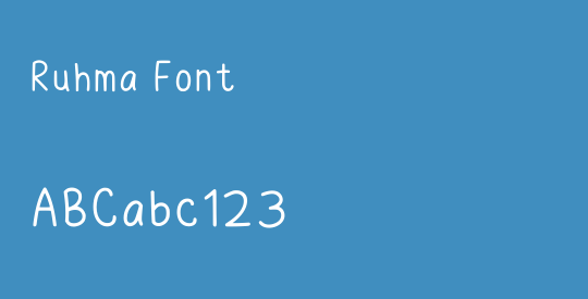 Ruhma Font