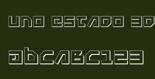 Uno Estado 3D