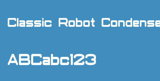 Classic Robot Condensed