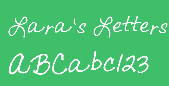 Lara's Letters