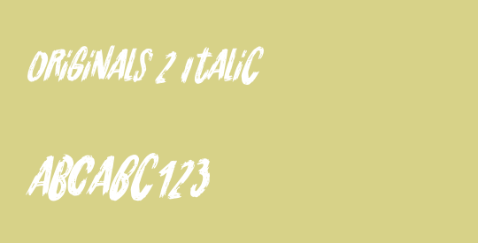 Originals 2 Italic
