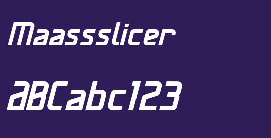 Maassslicer