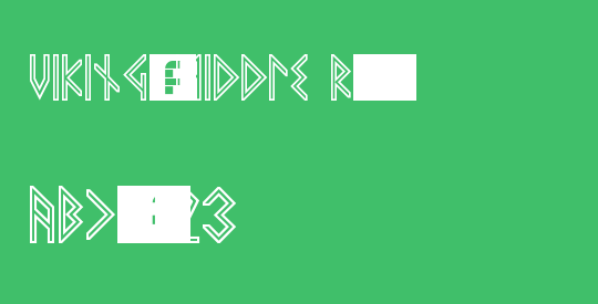 VIKING, MIDDLE Runes