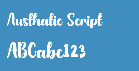Austhatic Script
