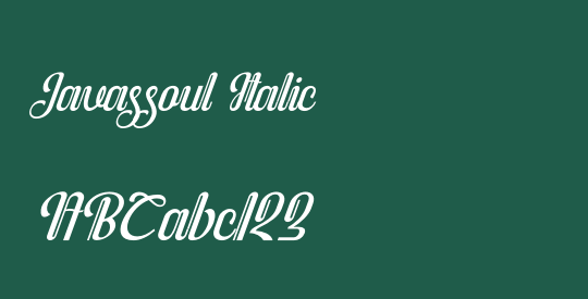 Javassoul Italic