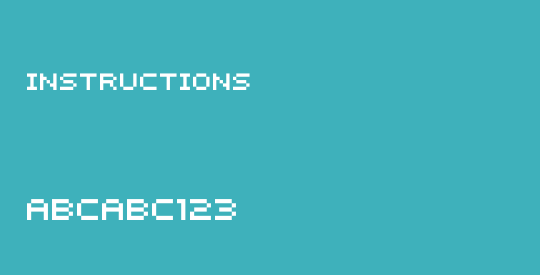 Instructions