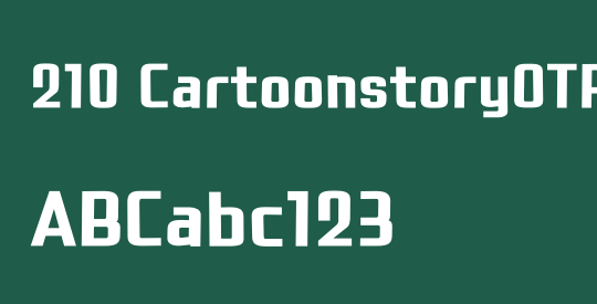 210 CartoonstoryOTF