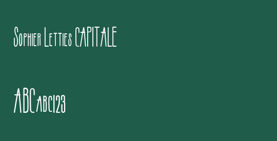 Sophier Letties CAPITALE