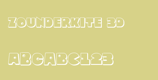 Zounderkite 3D