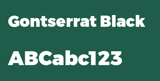 Gontserrat Black