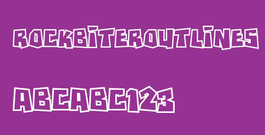 RockBiterOutlines