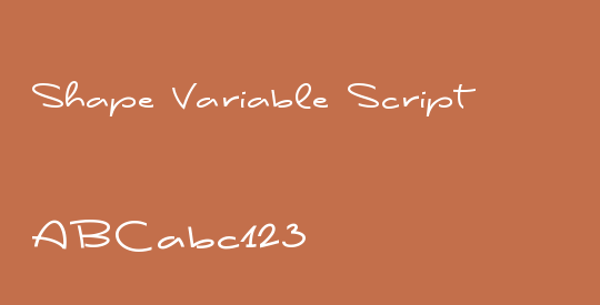 Shape Variable Script
