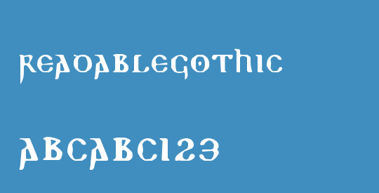 ReadableGothic