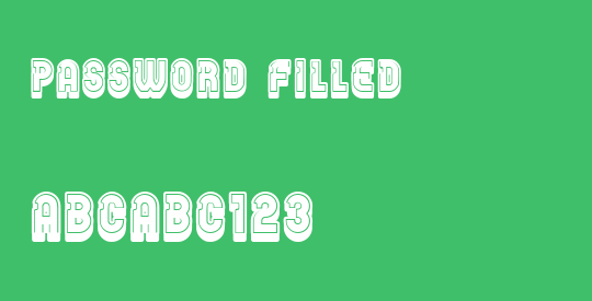 Password Filled