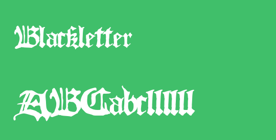 Blackletter
