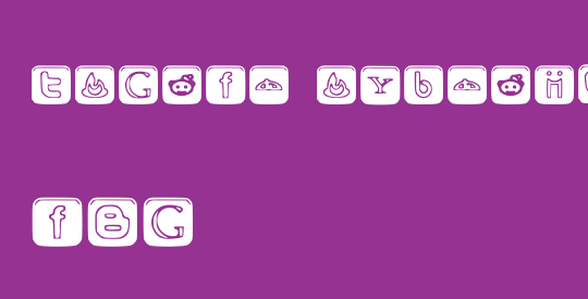 SOCIAL OUTLINE ICONS