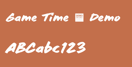 Game Time - Demo