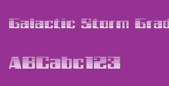 Galactic Storm Gradient