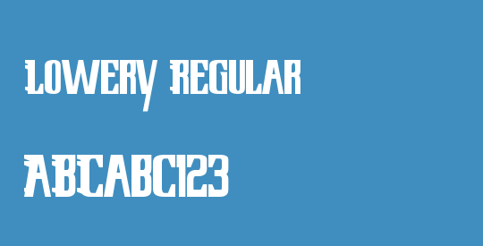 Lowery Regular