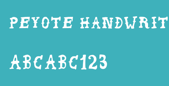 Peyote Handwrite