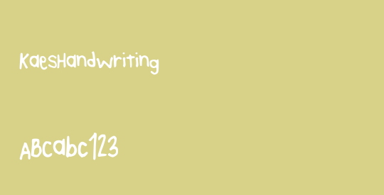 KaesHandwriting