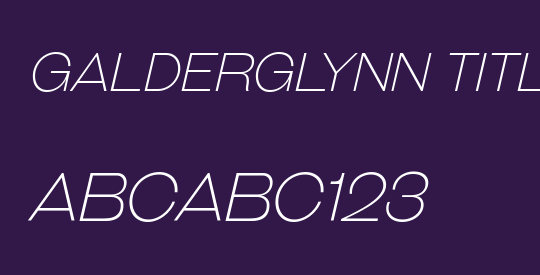 Galderglynn Titling