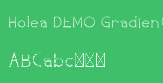 Holea DEMO Gradient