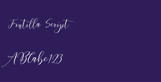 Frutilla Script