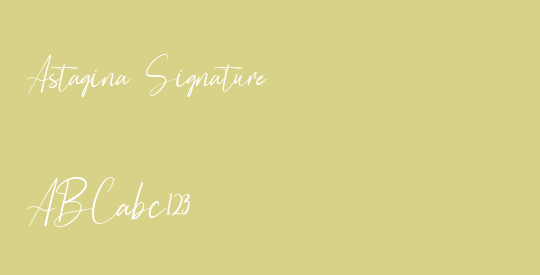 Astagina Signature